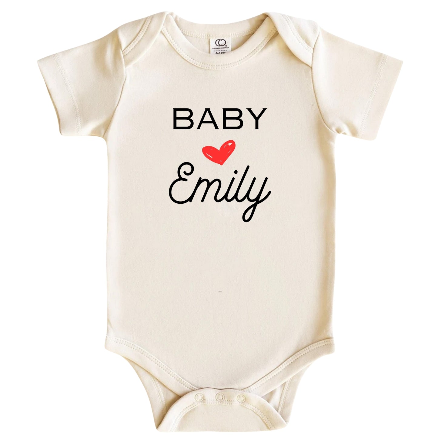 Custom Baby Name Announcement Bodysuit