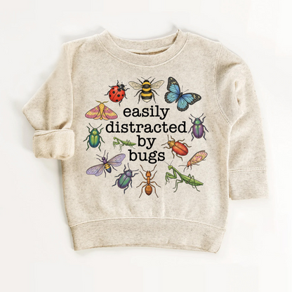 Easily Distracted By Bugs Kids T-Shirt