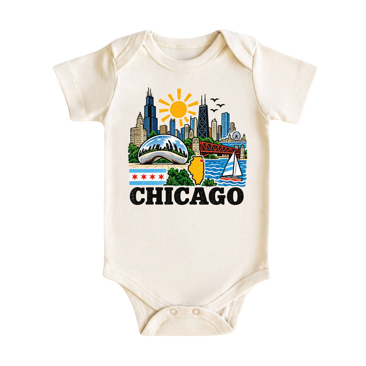 Chicago Baby Bodysuit