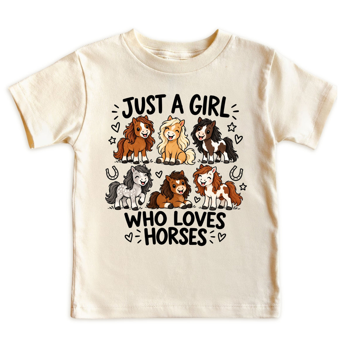 Just a Girl Who Loves Horses Kids T-Shirt