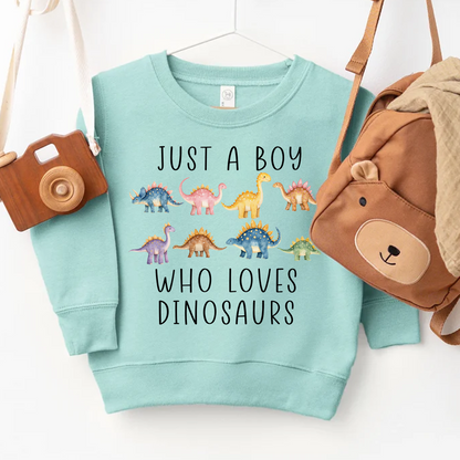 Just A Boy Who Loves Dinosaurs Shirt
