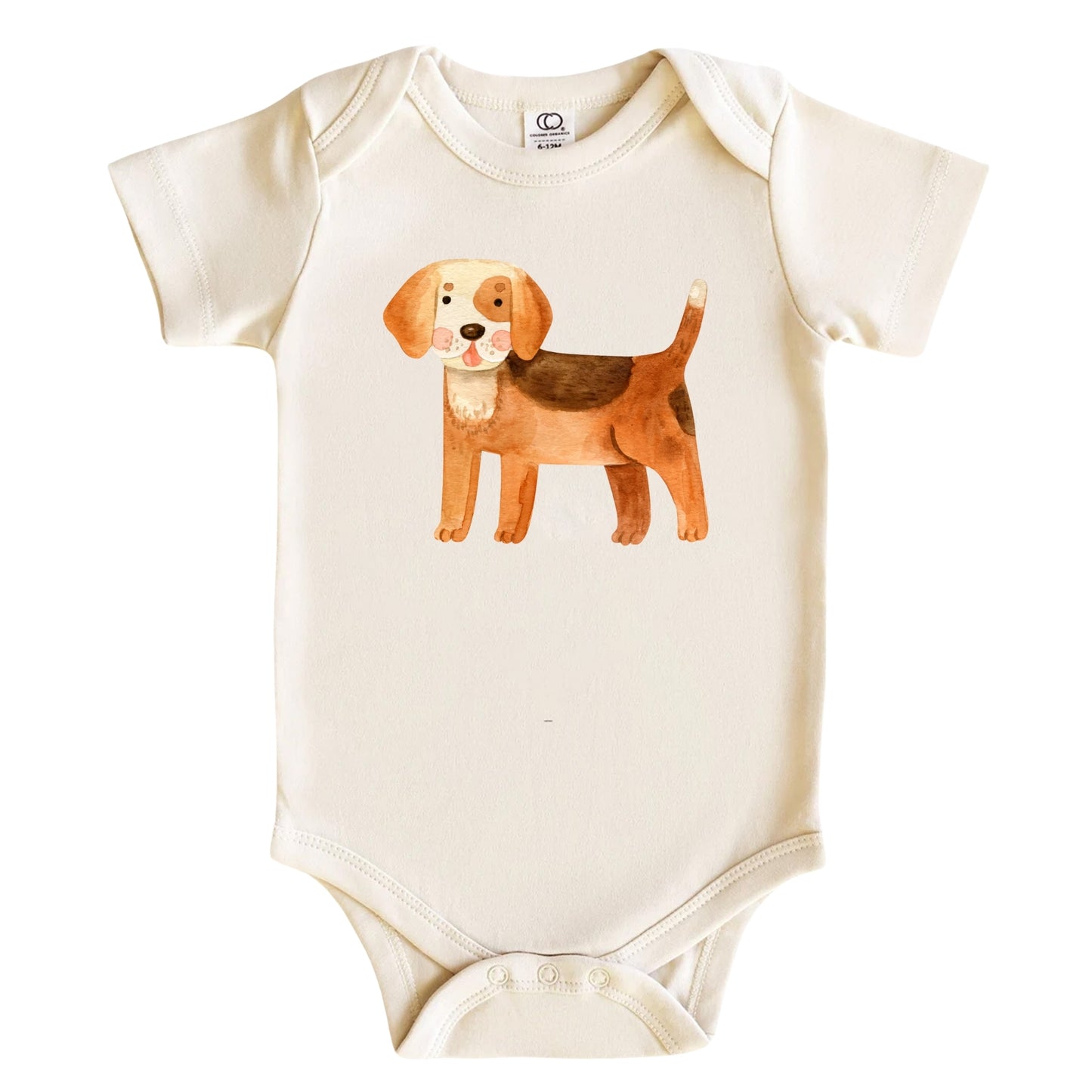 Watercolor Dog Baby Bodysuit