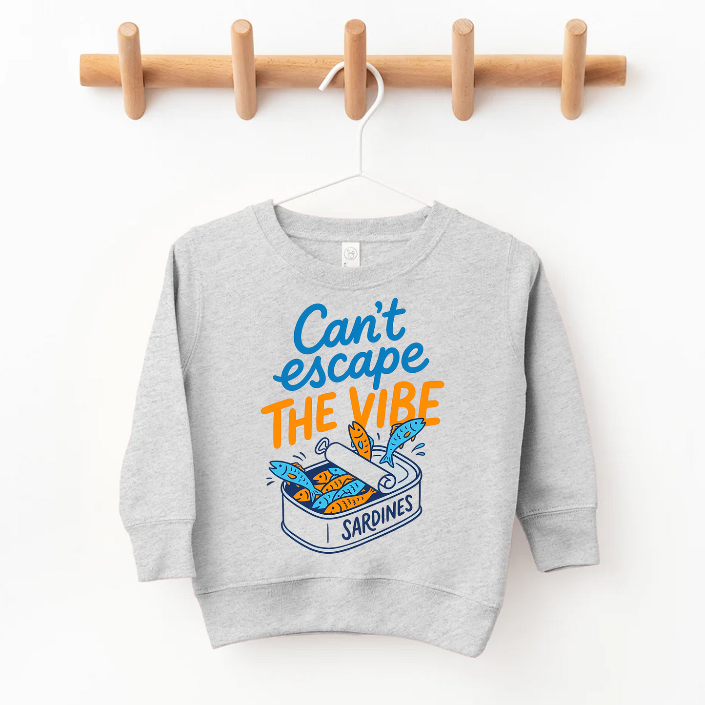 Can't Escape The Vibe Sardine Tin Kids T-Shirt