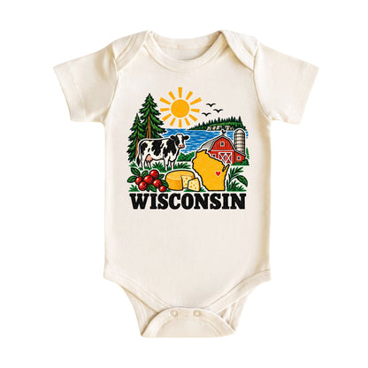 Wisconsin Baby Bodysuit