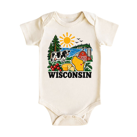 Wisconsin Baby Bodysuit