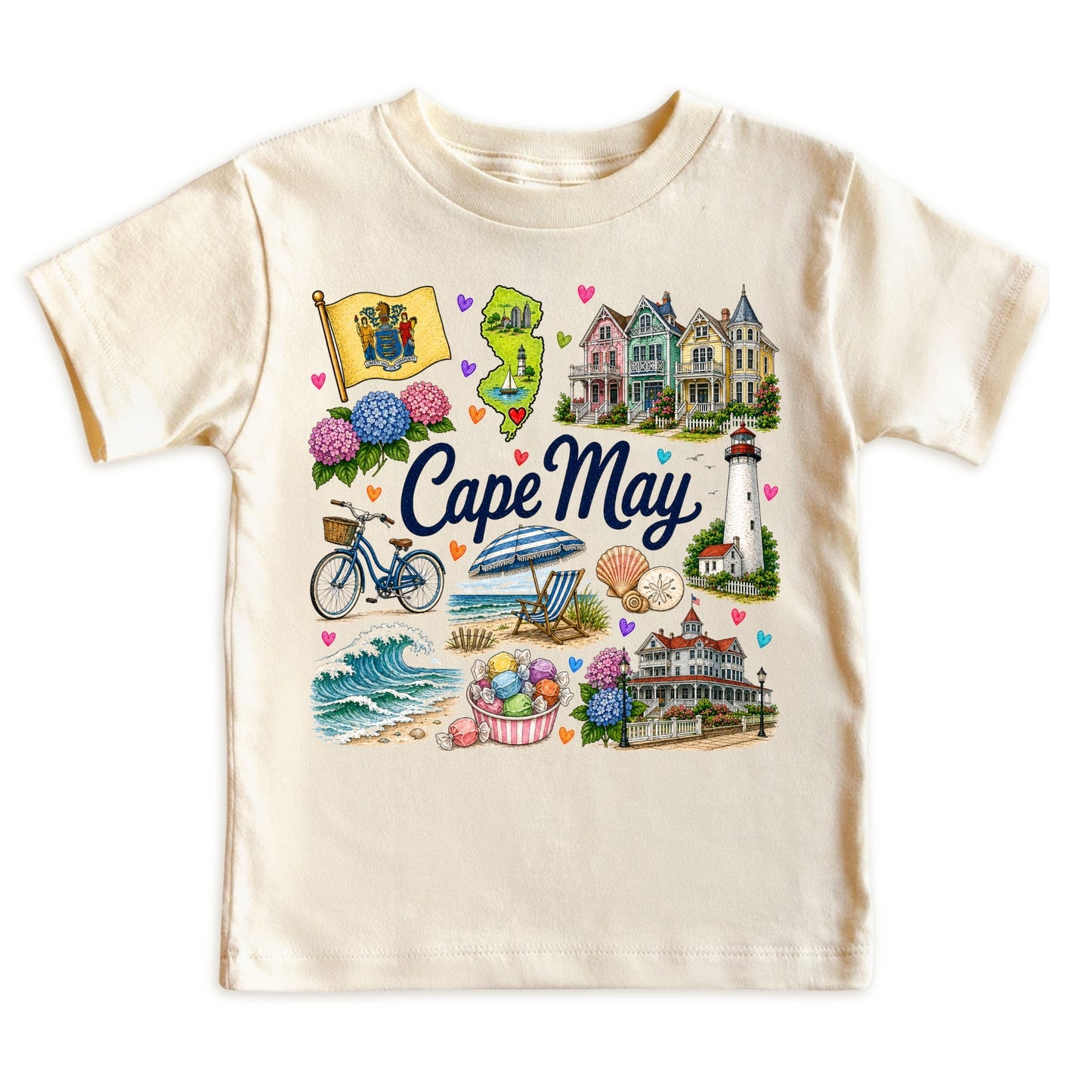 Cape May New Jersey Kids T-Shirt