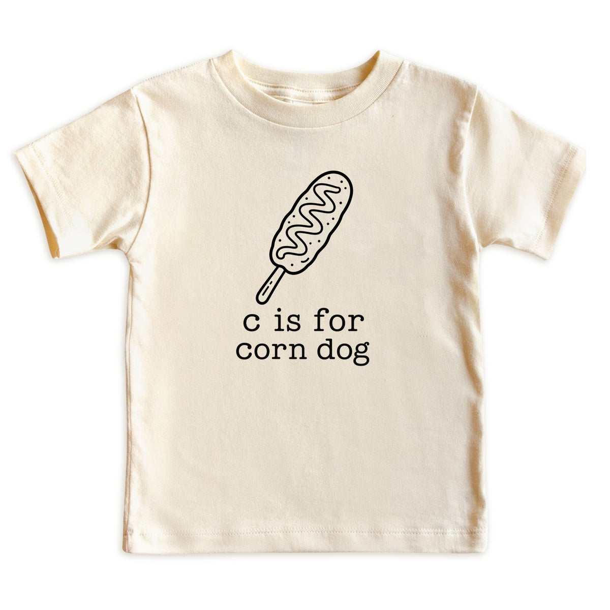 C Is for Corn Dog Baby Bodysuit