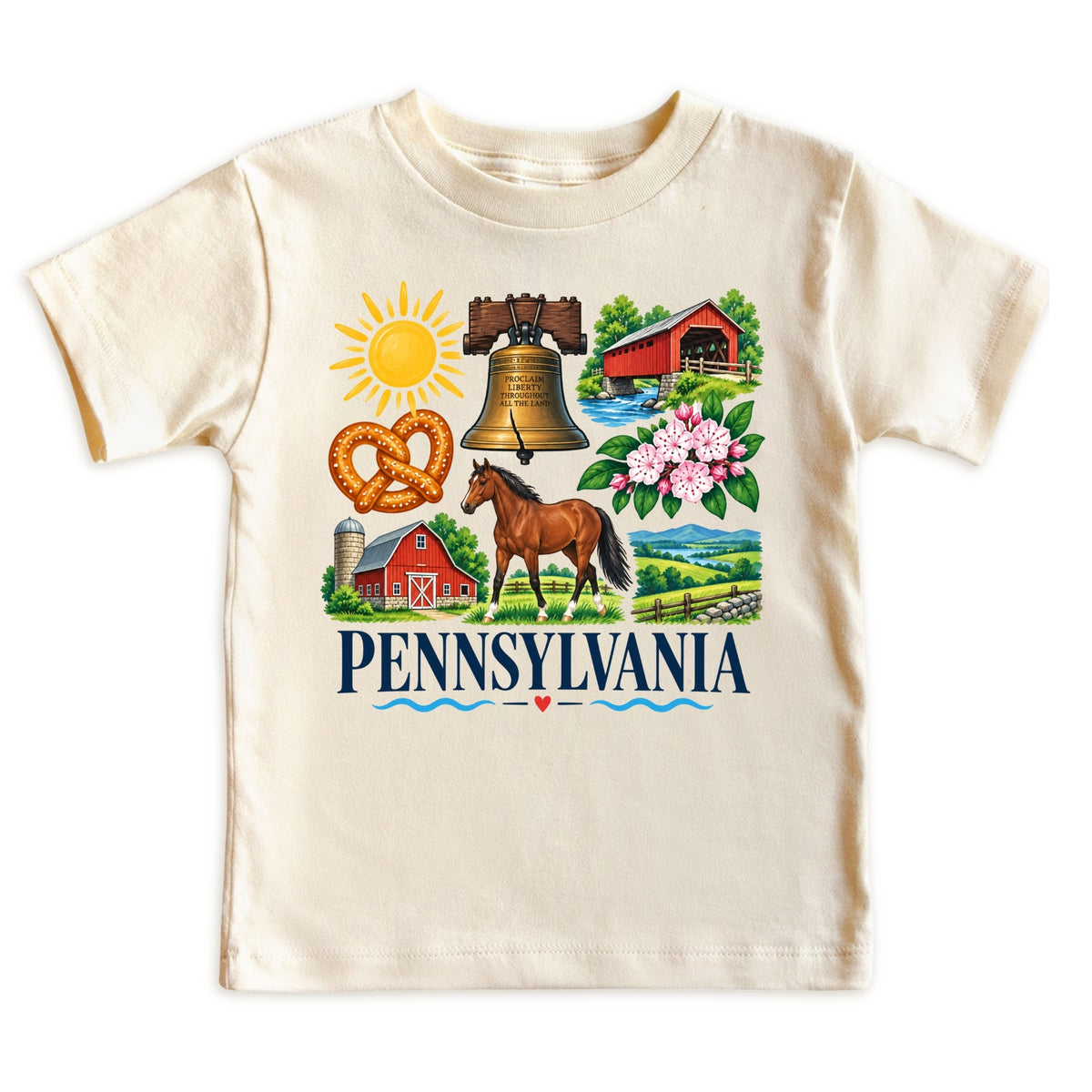Pennsylvania Baby Bodysuit