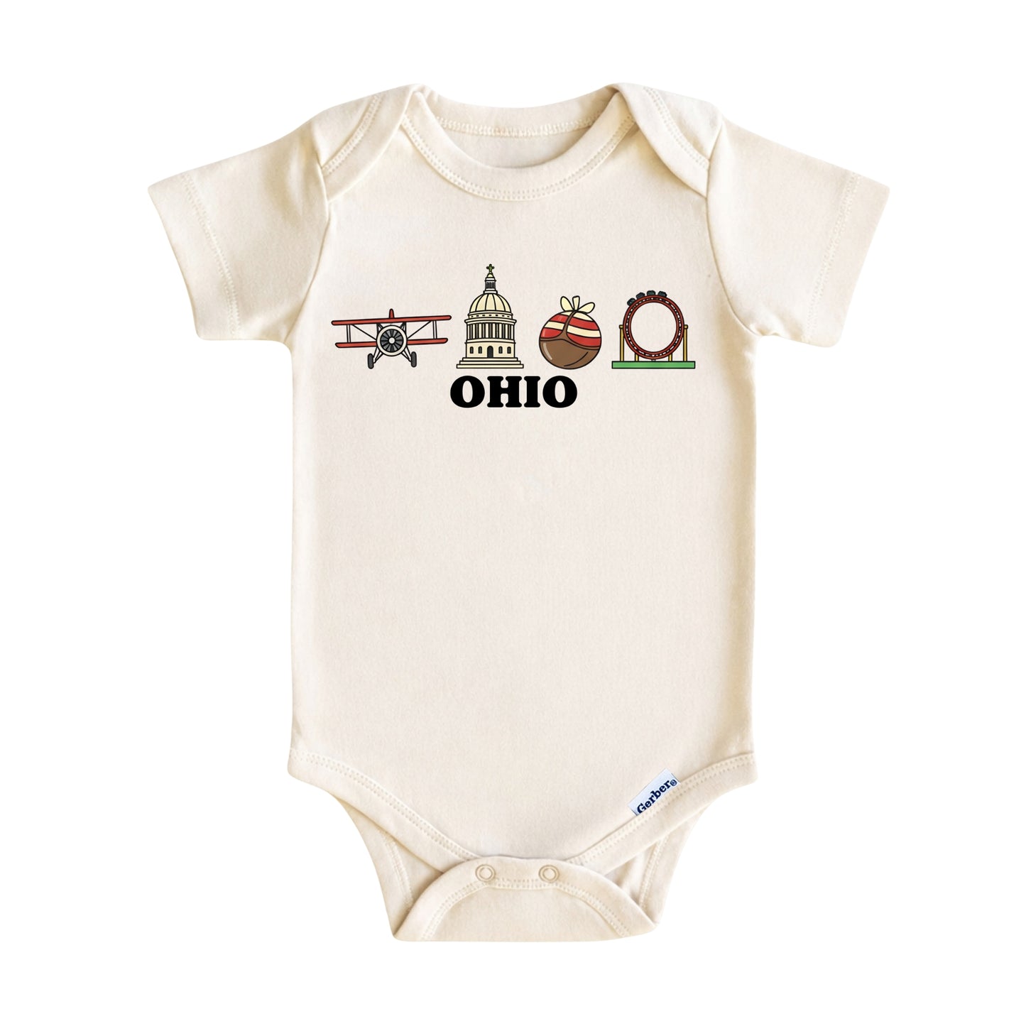 Ohio Baby Onesie ®, Ohio Baby Bodysuit for Boys Girls