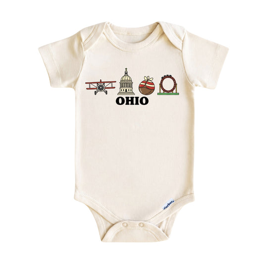 Ohio Baby Onesie ®, Ohio Baby Bodysuit for Boys Girls