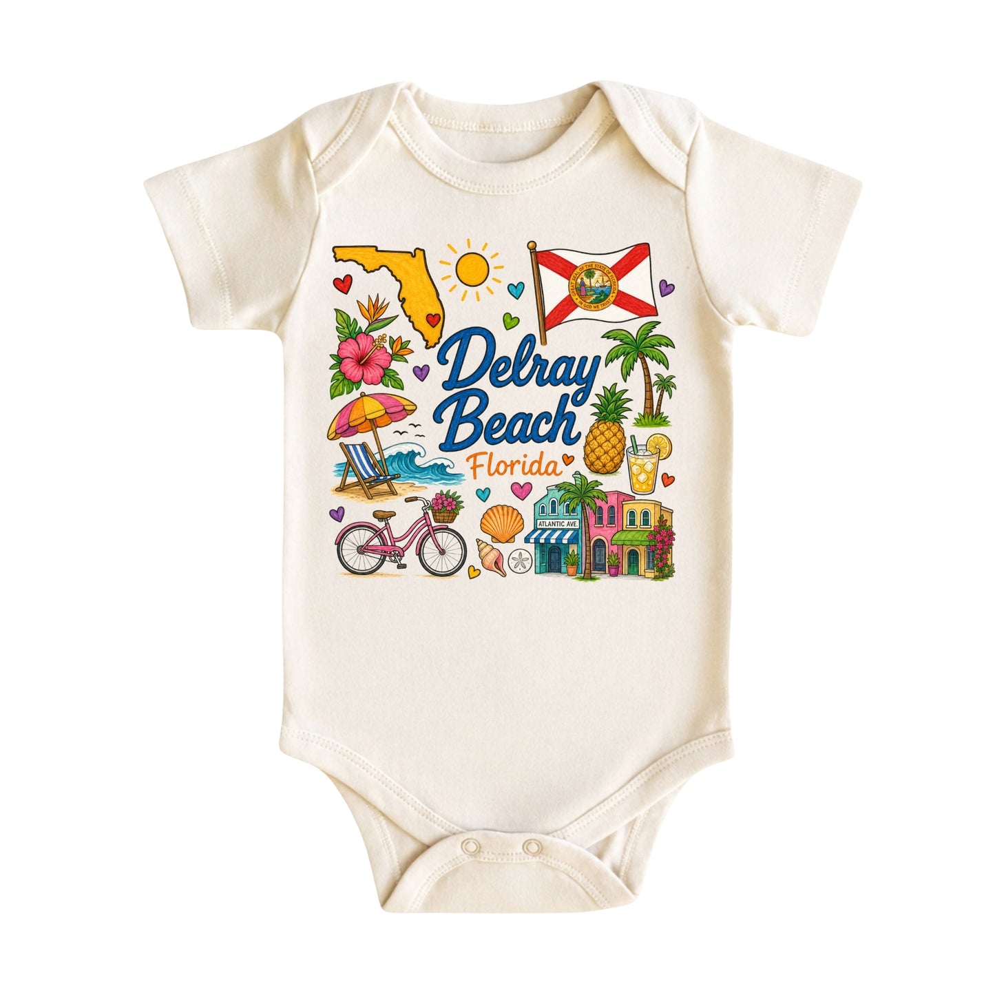 Delray Beach Florida Kids T-Shirt