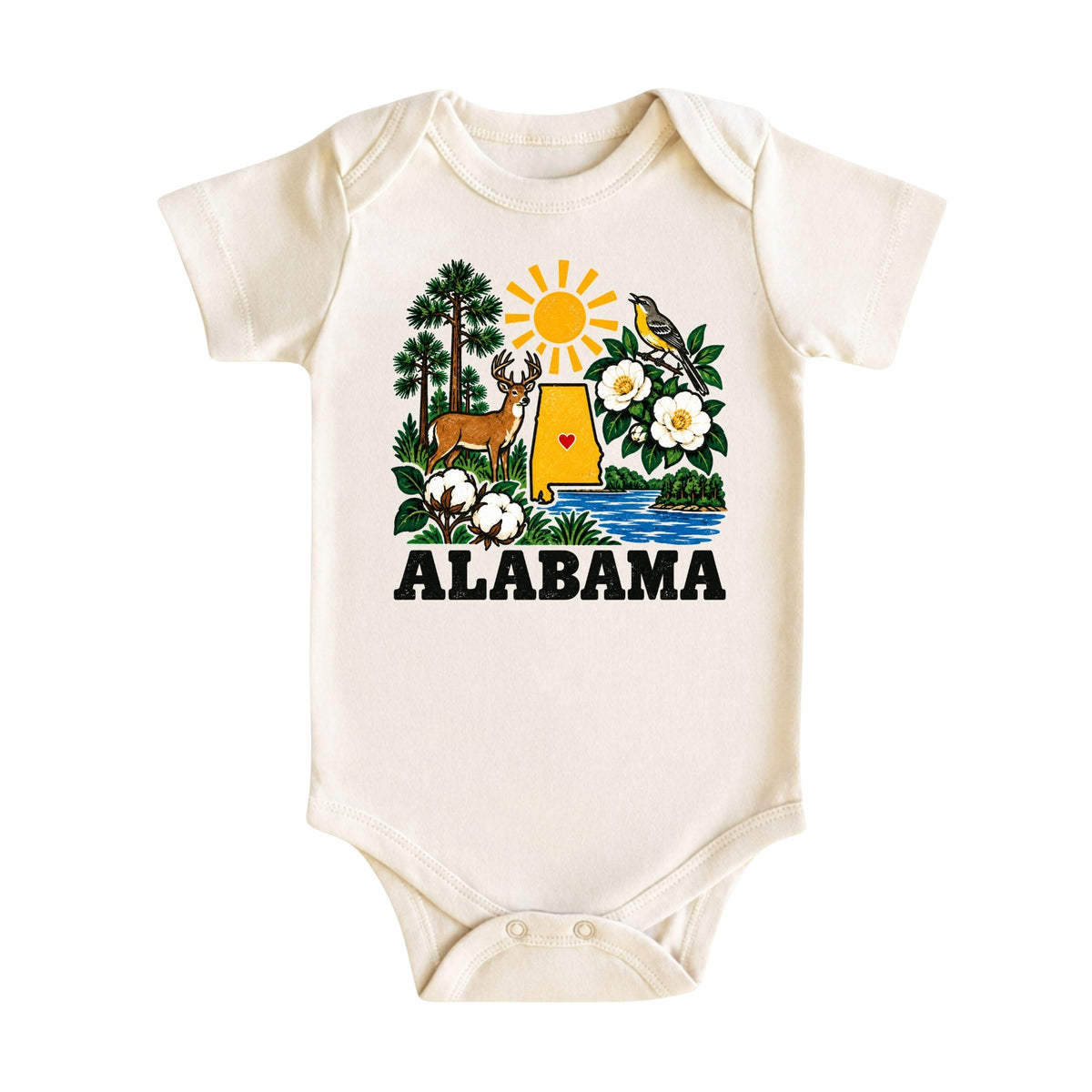 Alabama Baby Bodysuit