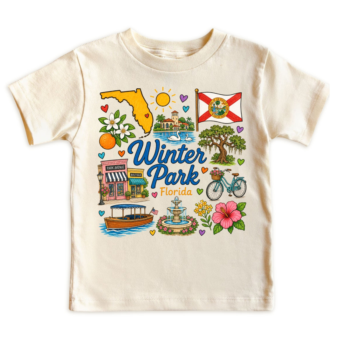 Winter Park Florida Baby Bodysuit for Boys Girls