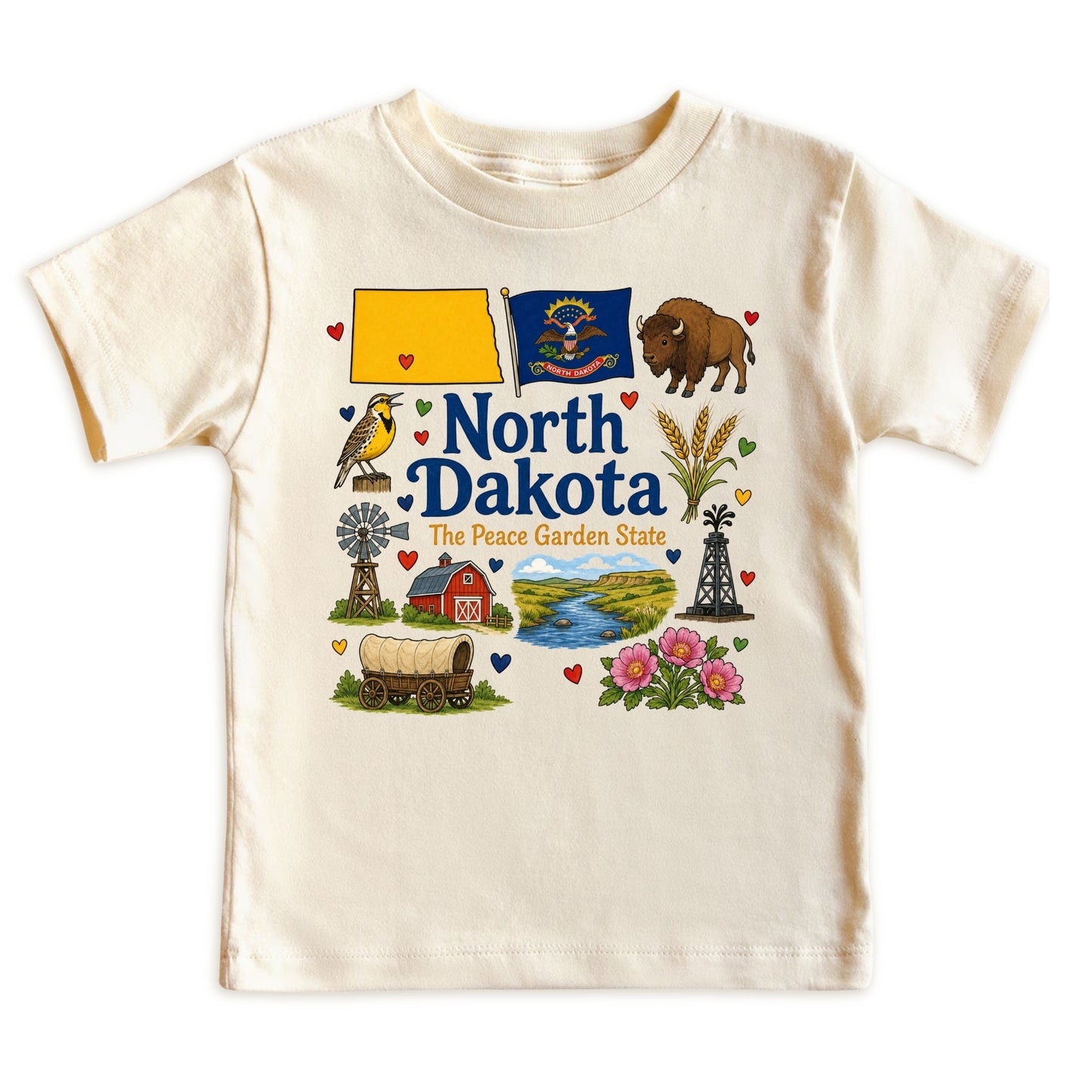 North Dakota Kids T-Shirt