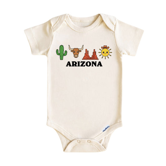 Arizona Baby Onesie ®, Arizona Baby Bodysuit for Boys Girls