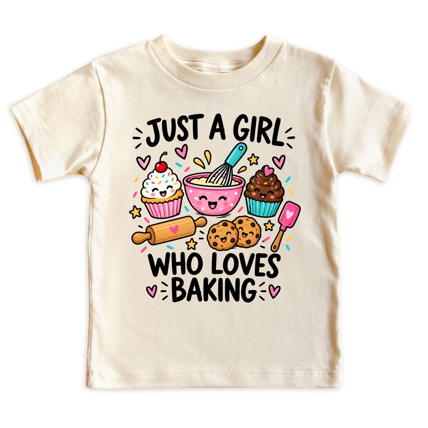 Just a Girl Who Loves Baking Kids T-Shirt