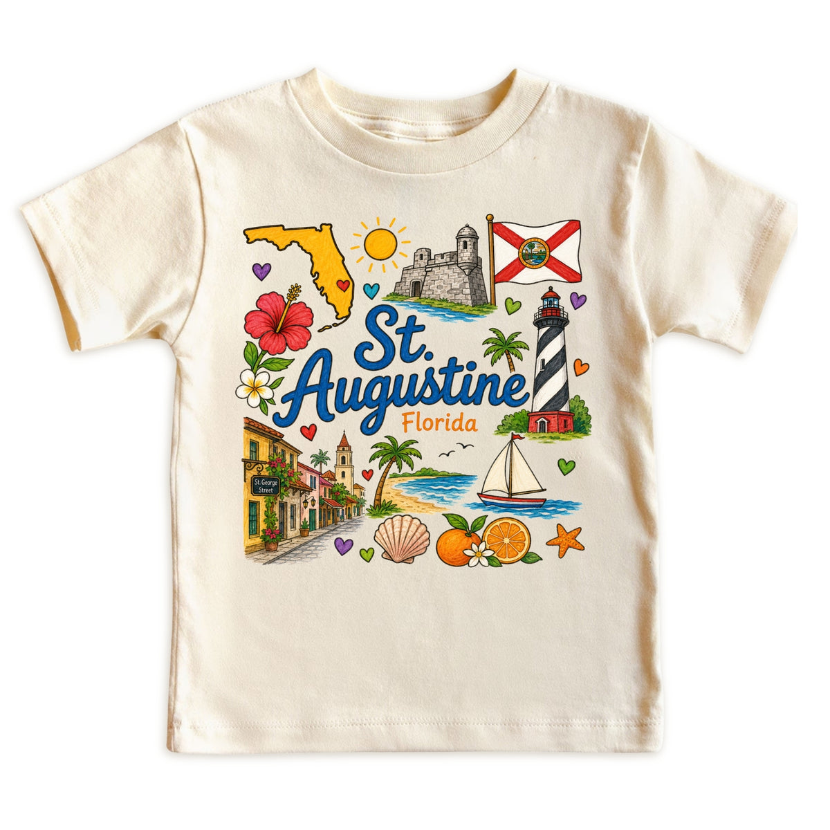 St. Augustine Florida Baby Bodysuit for Boys Girls