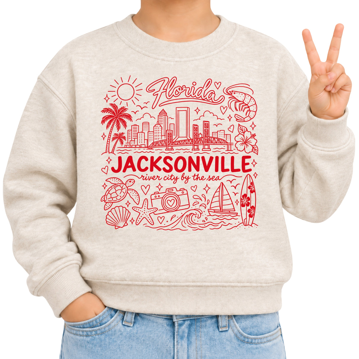 Jacksonville Illustration T-Shirt