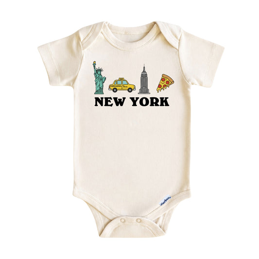New York Baby Onesie ®, NYC Baby Bodysuit for Boys Girls