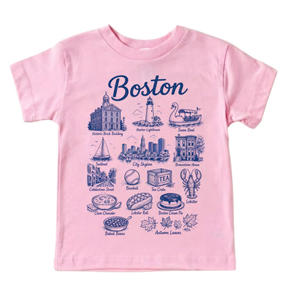 Boston Vacation Baby Bodysuit and T-Shirt