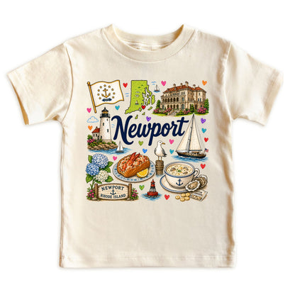 Newport Rhode Island Baby Bodysuit for Boys Girls