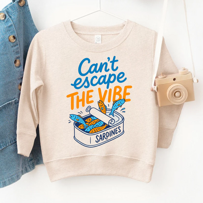 Can't Escape The Vibe Sardine Tin Kids T-Shirt