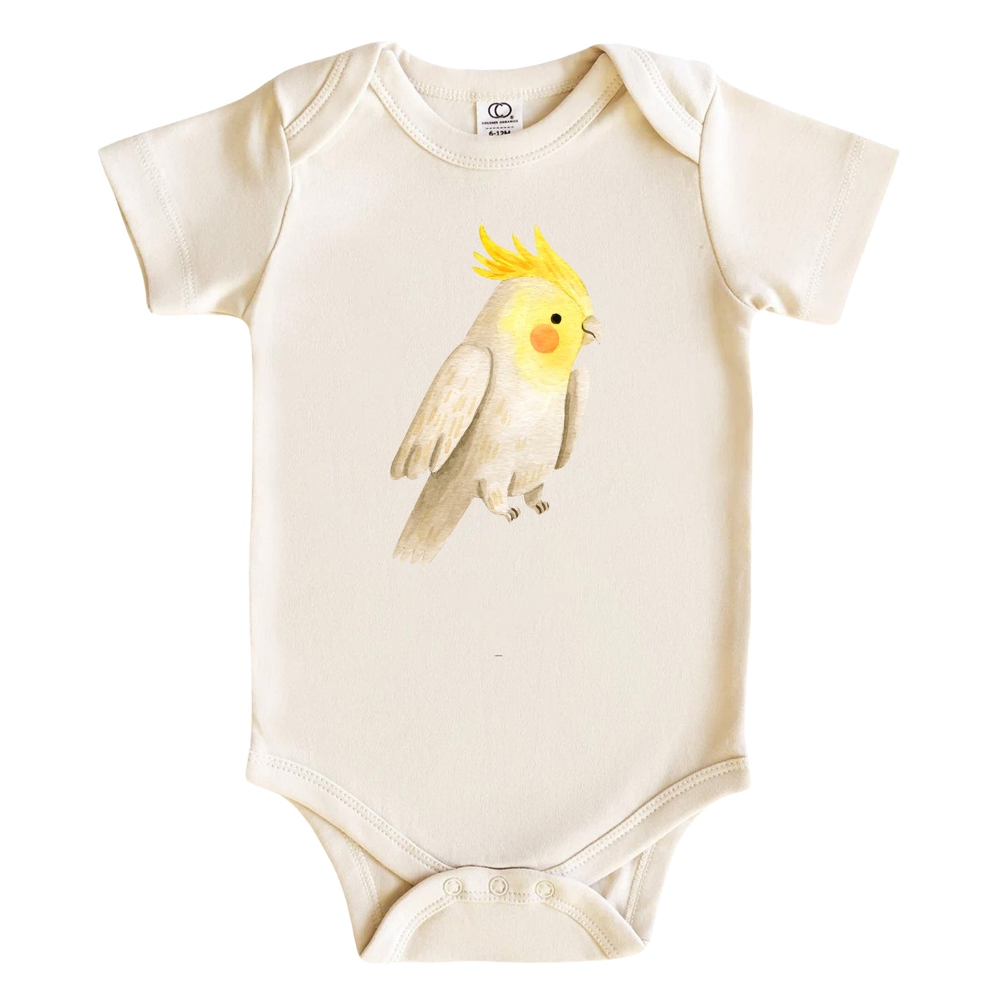 Watercolor Bird Baby Bodysuit