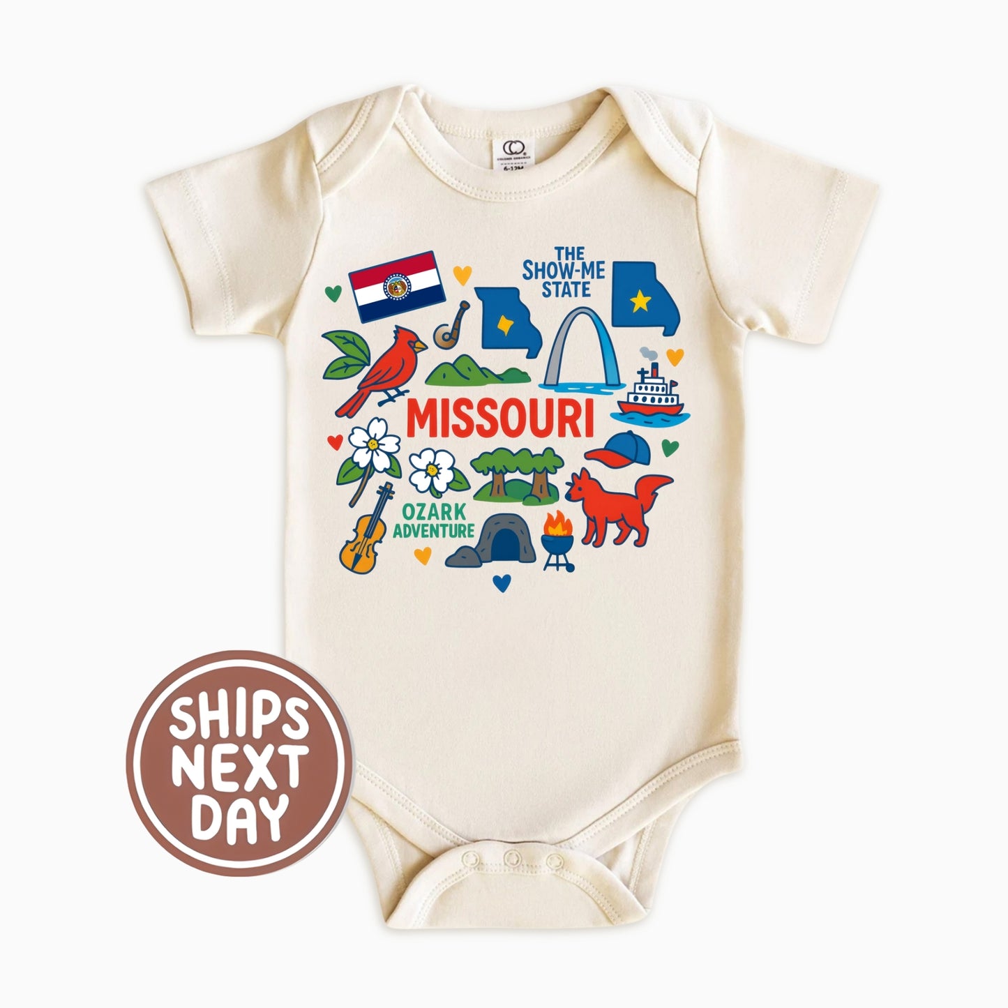Missouri Kids Sweatshirt – Show-Me State Icons