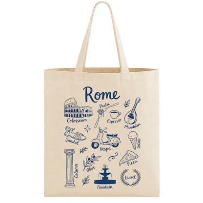 Rome Italy Vacation Tote Bag