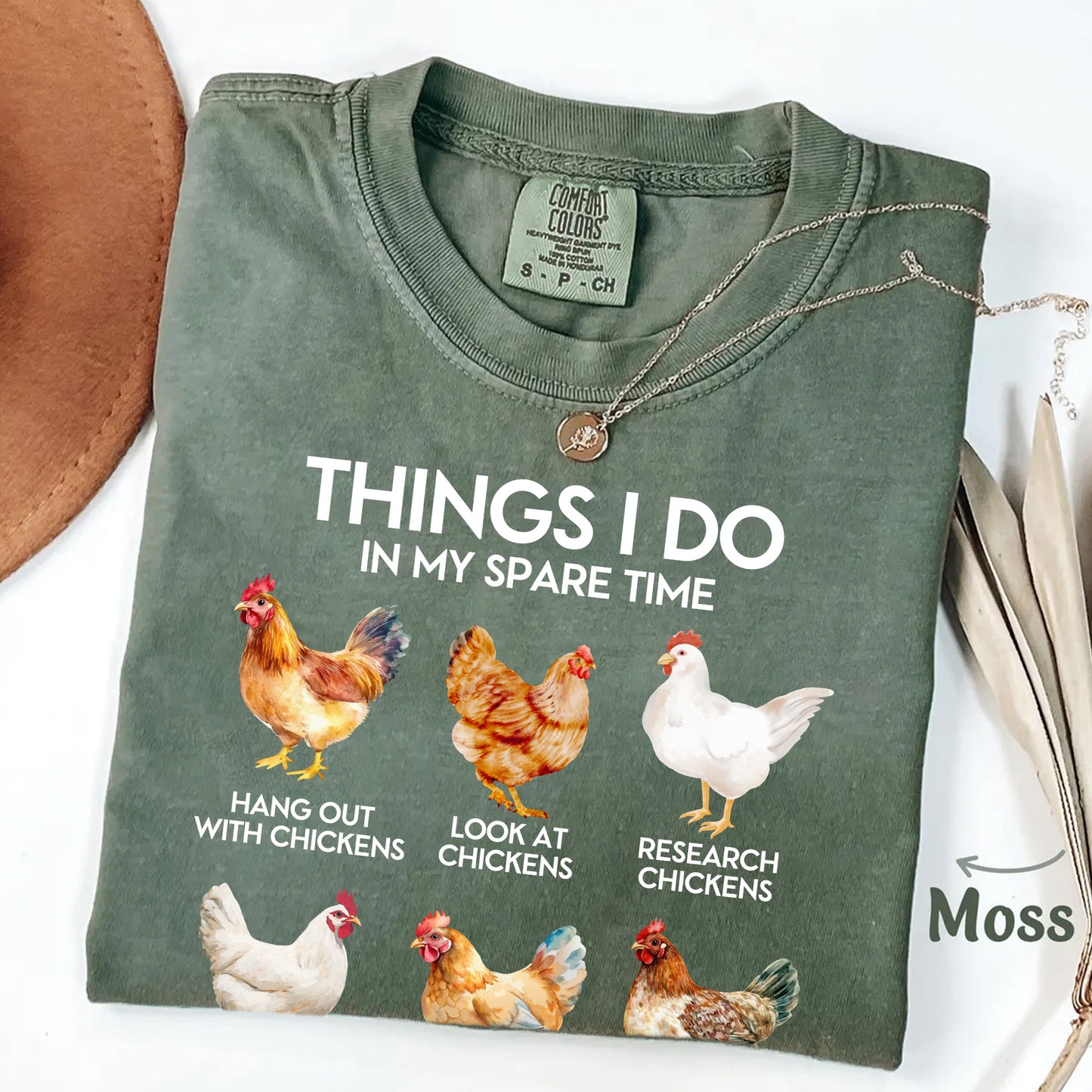 Things I Do In My Spare Time - Chicken T-Shirt