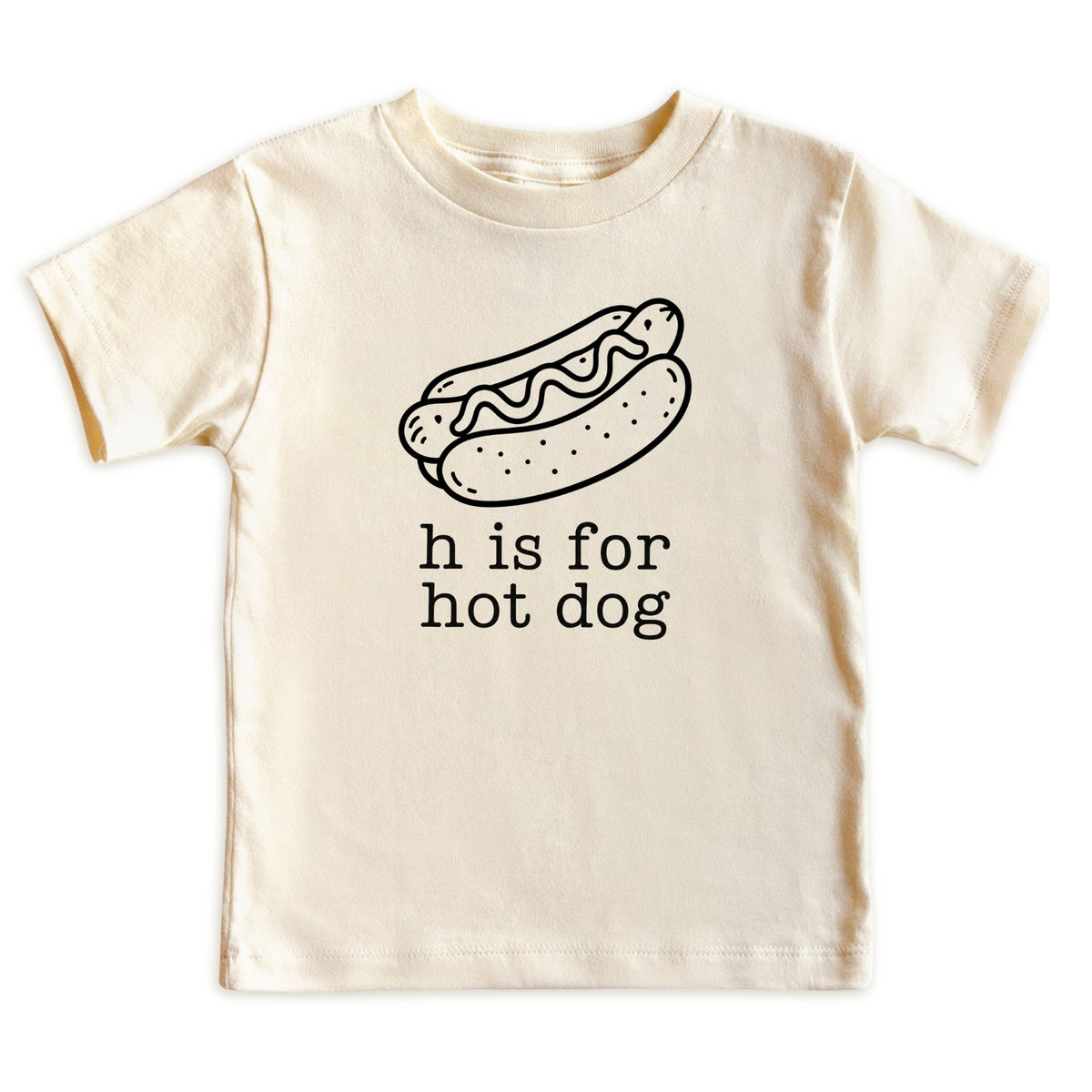 H Is for Hot Dog Baby Bodysuit