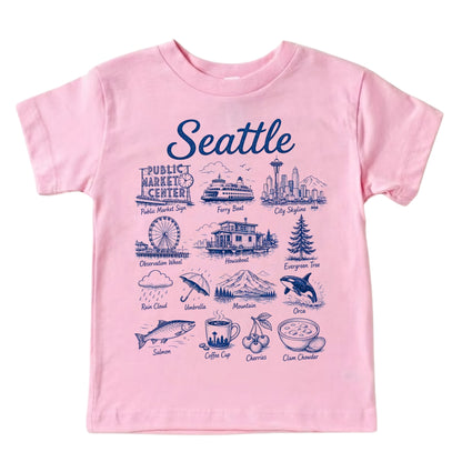 Seattle Baby Bodysuit and T-Shirt