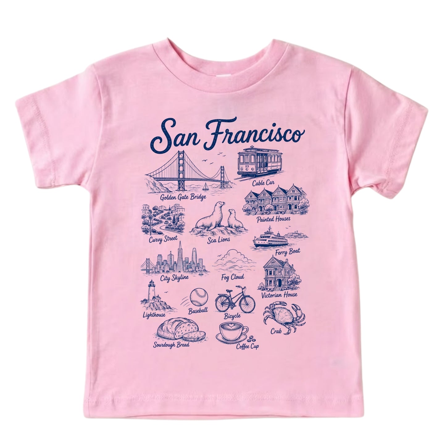 San Francisco Vacation Baby Bodysuit and T-Shirt