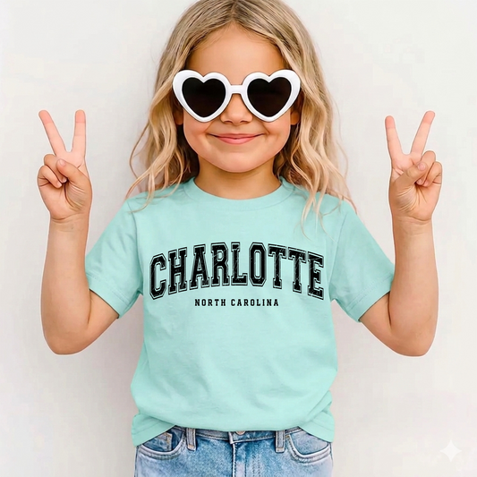 Charlotte North Carolina Kids' T-Shirt