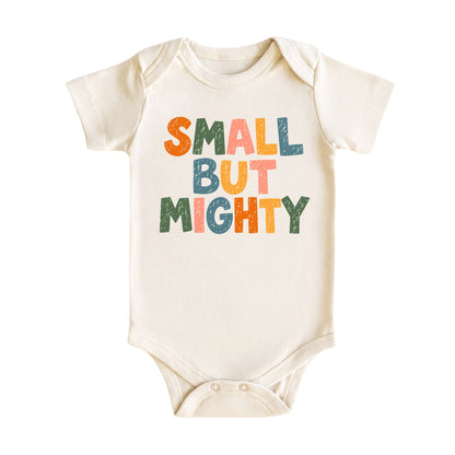 Small But Mighty Cotton Baby Bodysuit