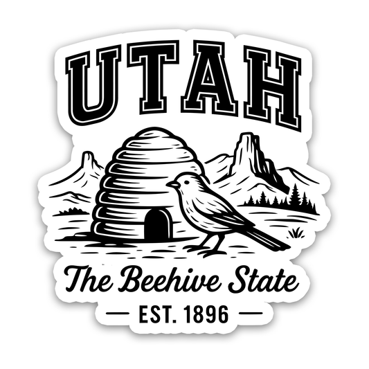 Utah Beehive State Sticker