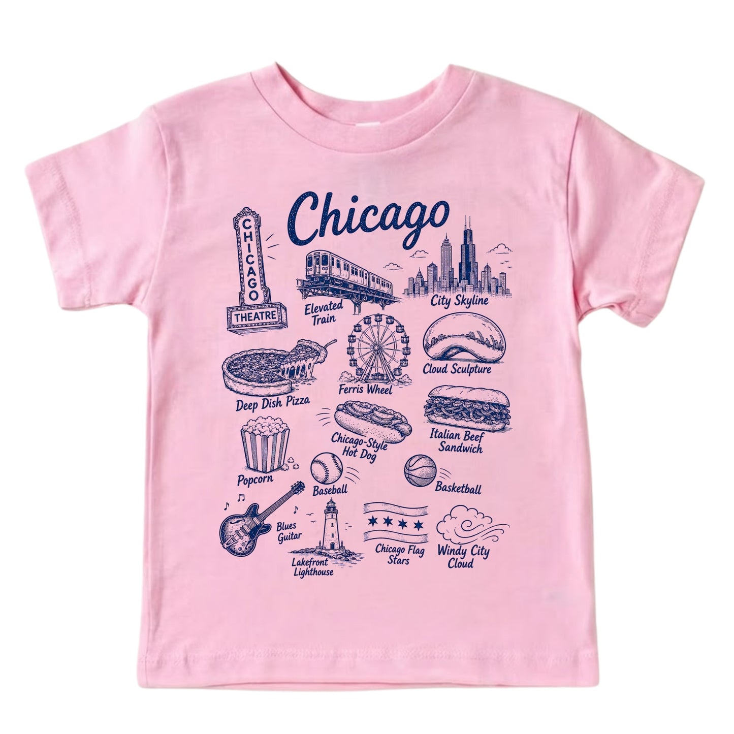 Chicago Baby Bodysuit and T-Shirt