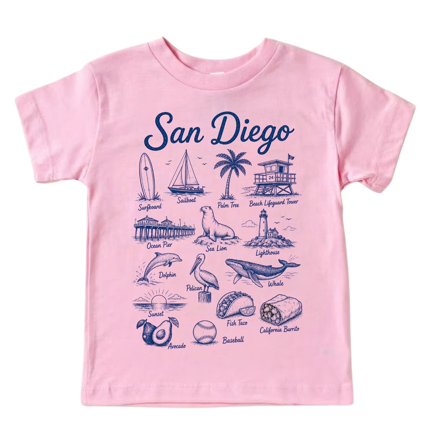 San Diego Vacation Baby Bodysuit and T-Shirt