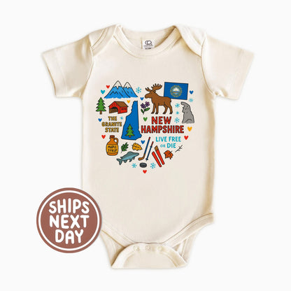 New Hampshire Kids Sweatshirt – Granite State Icons