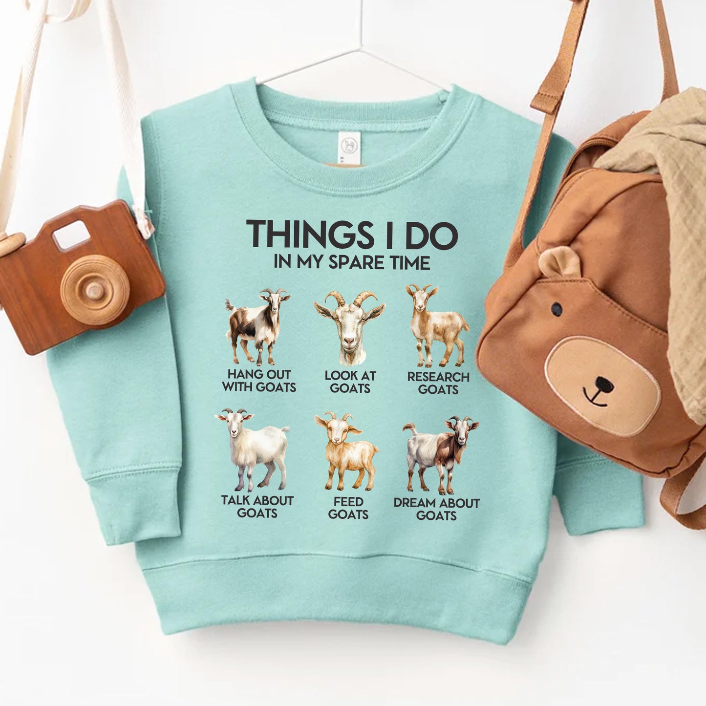 Things I Do In My Spare Time - Goat Kids Shirt