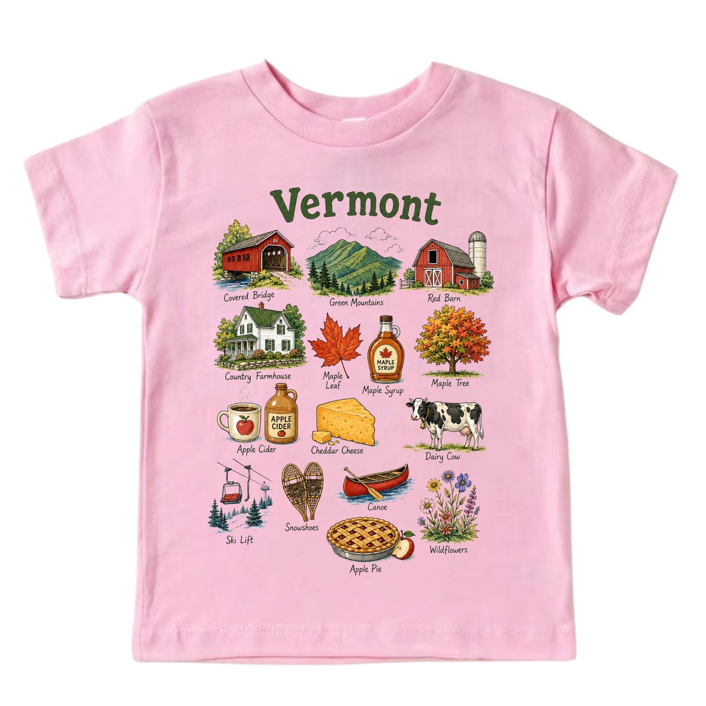 Vermont Baby Bodysuit and T-Shirt