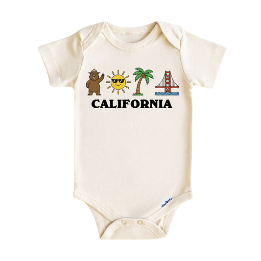 California Baby Onesie ®, Golden State Baby Bodysuit for Boys Girls