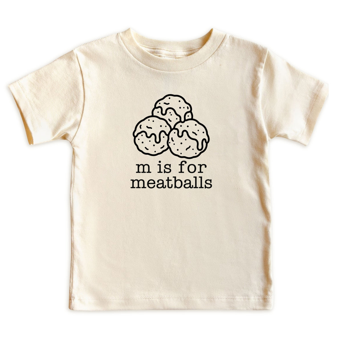 M Is for Meatballs Baby Bodysuit