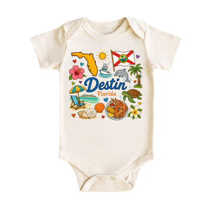 Destin Florida Baby Bodysuit for Boys Girls