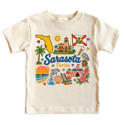 Sarasota Florida Baby Bodysuit for Boys Girls