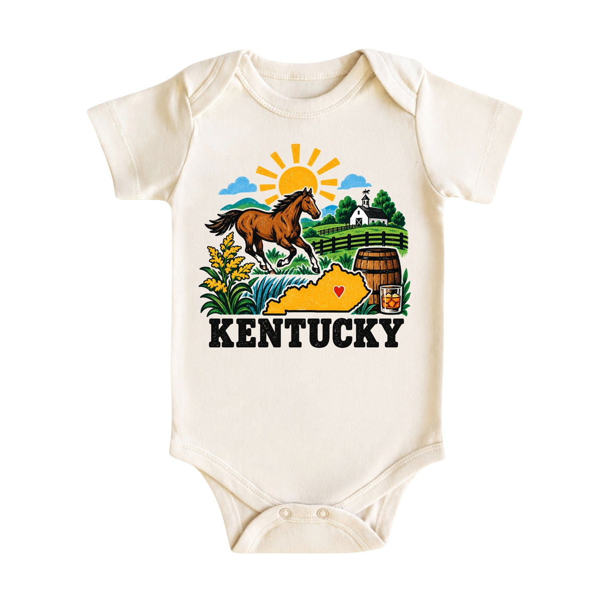 Kentucky Baby Bodysuit