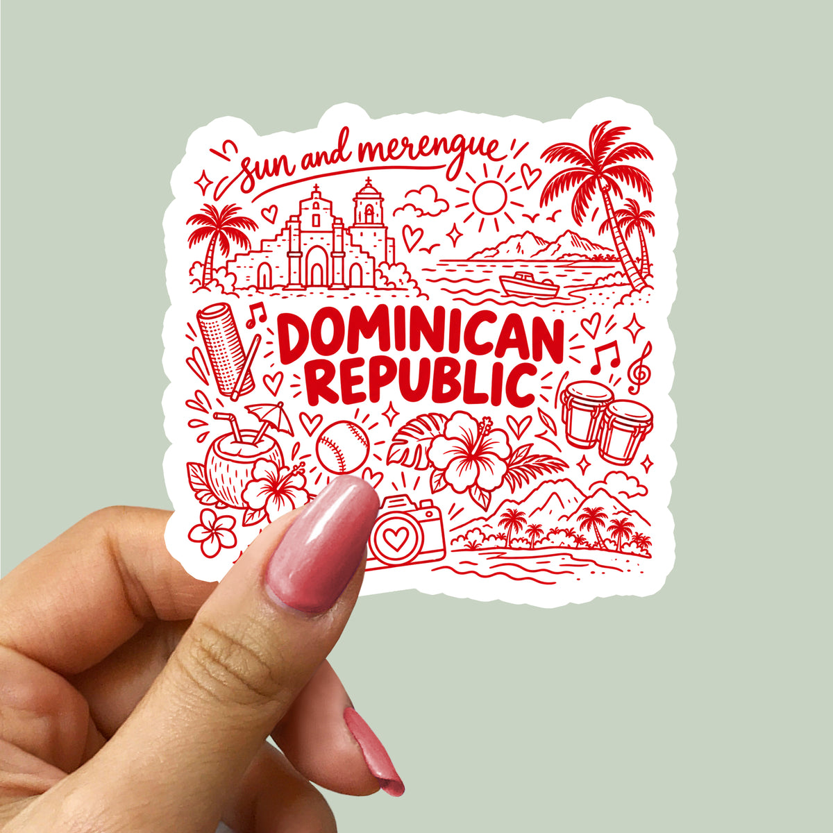 Dominican Republic Sticker
