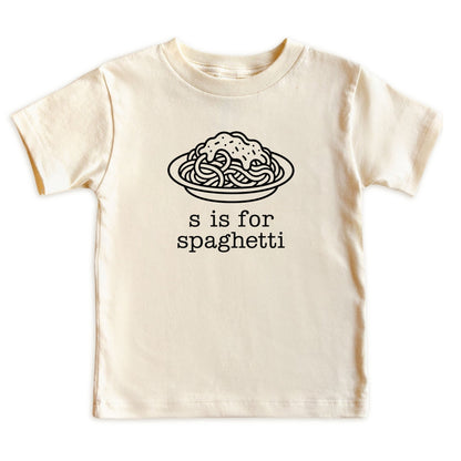 S Is for Spaghetti Baby Bodysuit