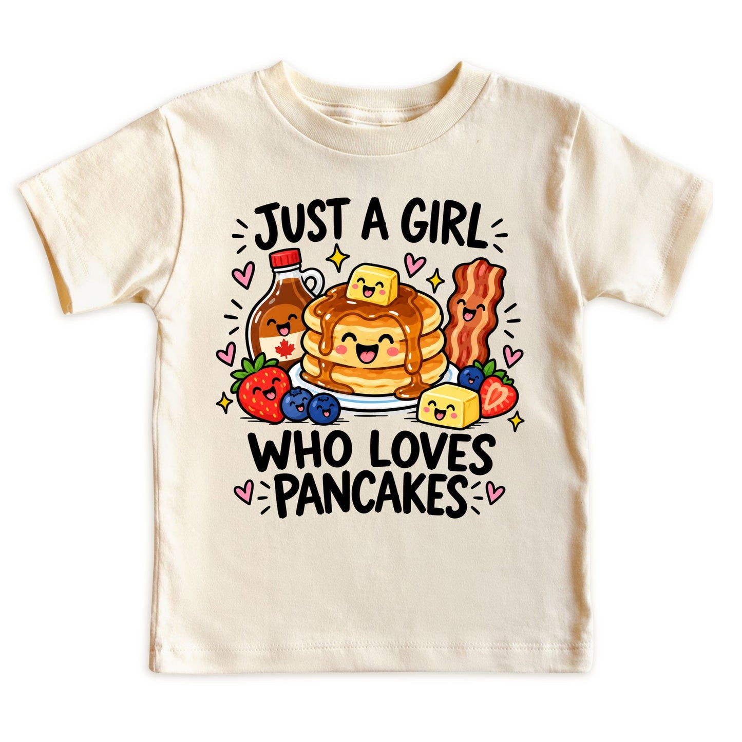 Just a Girl Who Loves Pancakes Kids T-Shirt
