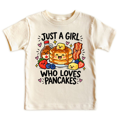 Just a Girl Who Loves Pancakes Kids T-Shirt